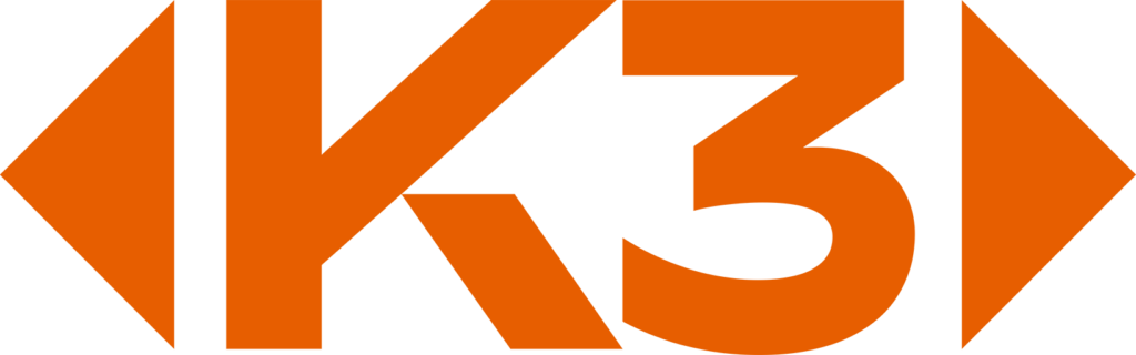 Logo K3 Locações - Aluguel de Equipamentos em Santa Rosa